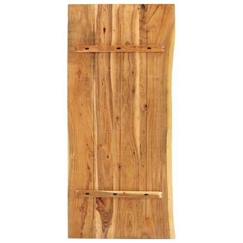 Bordplade til toiletbord 140x55x2,5 cm massivt akacietræ