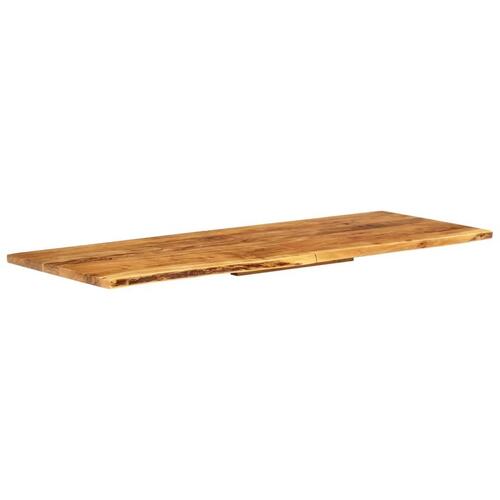 Bordplade til toiletbord 140x55x2,5 cm massivt akacietræ