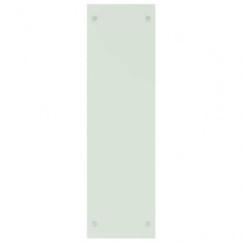 Brændestativ 80x35x120 cm glas hvid