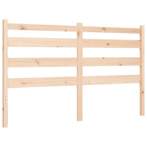 Sengeramme uden madras 160x200 cm massivt fyrretræ