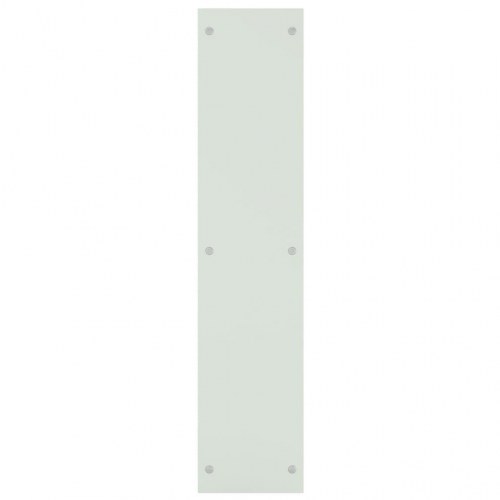 Brændestativ 80x35x160 cm glas hvid