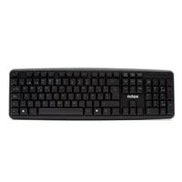 Tastatur Nilox NXKBE000002 Spansk qwerty Sort