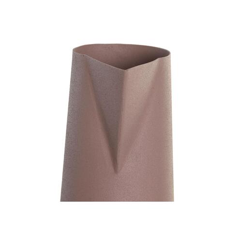 Vase 15 x 11 x 45 cm Beige Pink Jern (2 enheder)