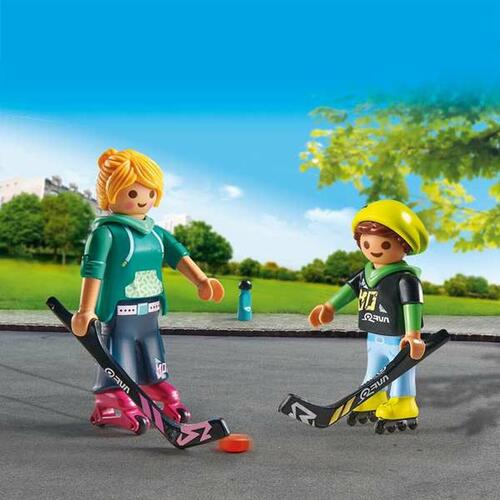 Playset Playmobil 71209 13 Dele Hockeyspiller Duo