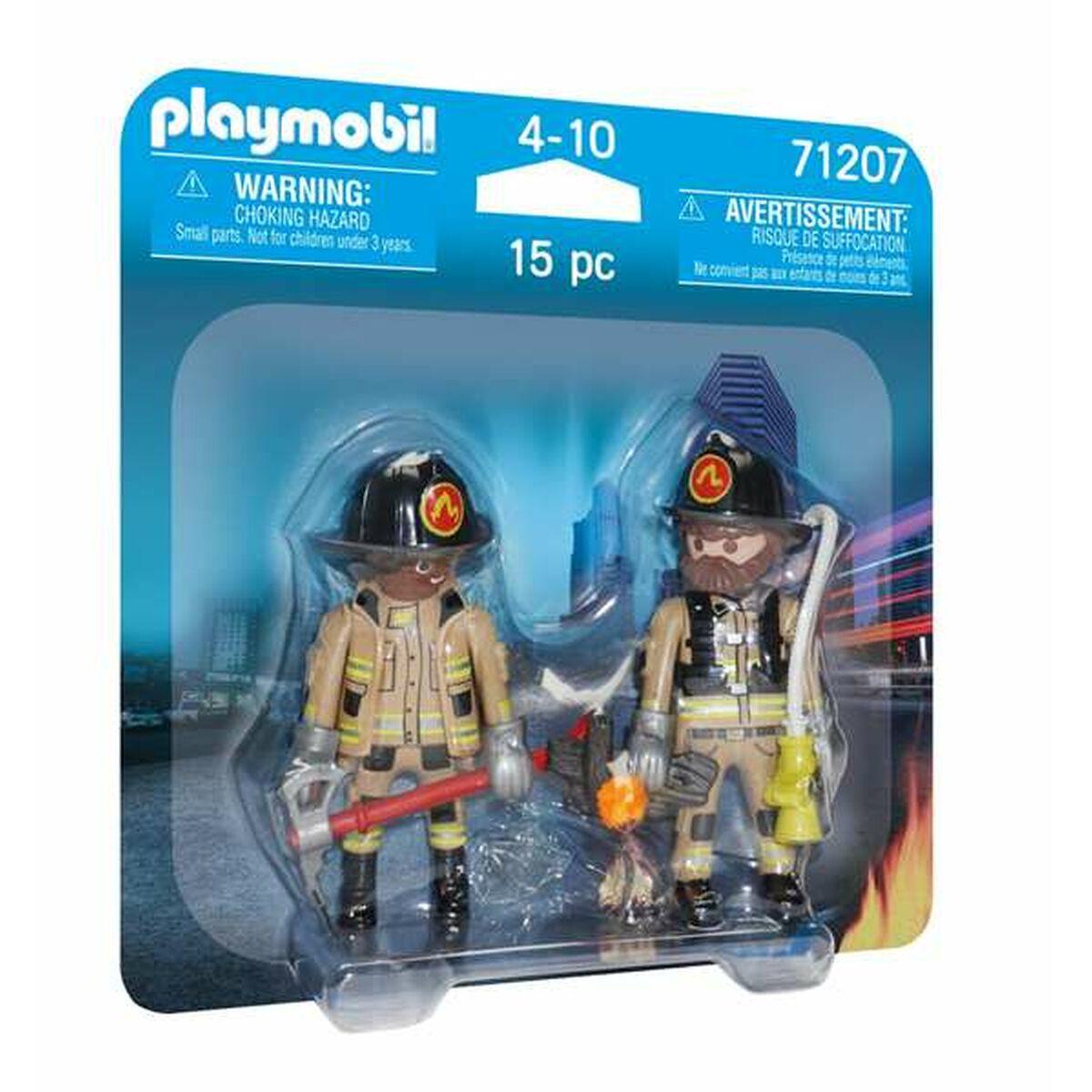 Artikulerede Figurer Playmobil 71207 Brandmand 15 Dele Duo