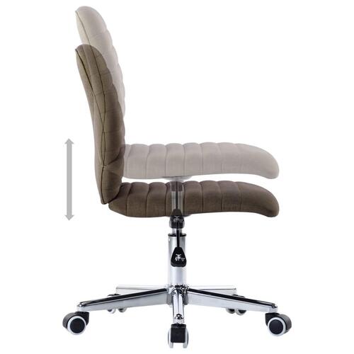 Spisebordsstole 2 stk. stof brun