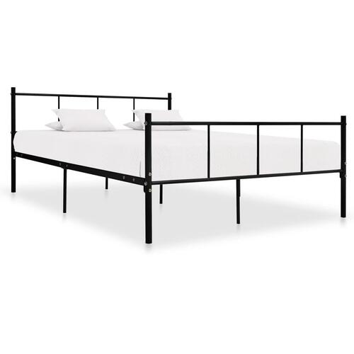 Sengestel 160x200 cm metal sort