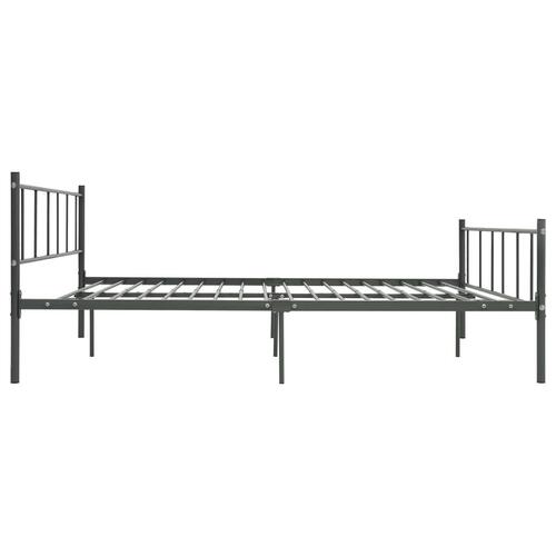 Sengestel 180x200 cm metal grå