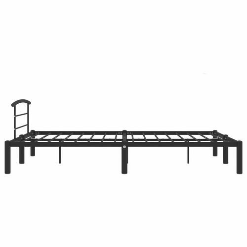 Sengestel 120x200 cm metal sort