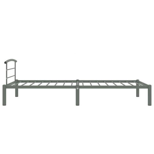 Sengestel 100x200 cm metal grå