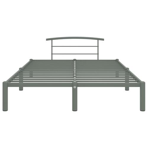 Sengestel 160x200 cm metal grå