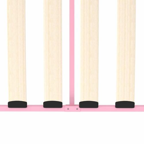Stel til daybed 90x200 cm metal pink
