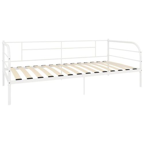 Stel til daybed 90x200 cm metal hvid