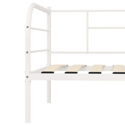 Stel til daybed 90x200 cm metal hvid