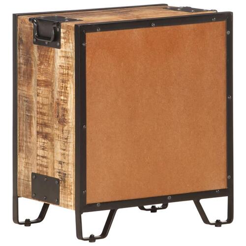 Sengeskab 43x30x51 cm massivt ru mangotræ