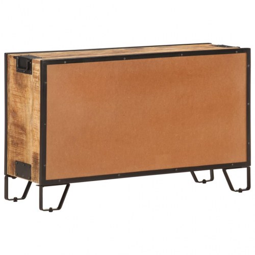 Skænk i massivt ru mangotræ - 100 × 31 × 60 cm, industrielt design