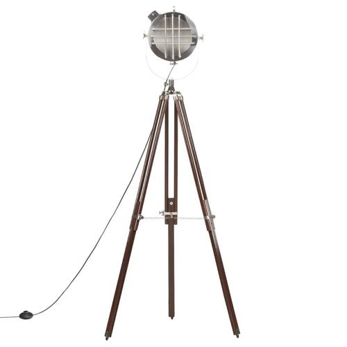 Gulvlampe med trefod 180 cm massivt mangotræ