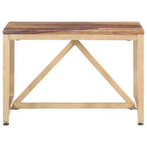 Sidebord 60x60x40 cm massivt sheeshamtræ