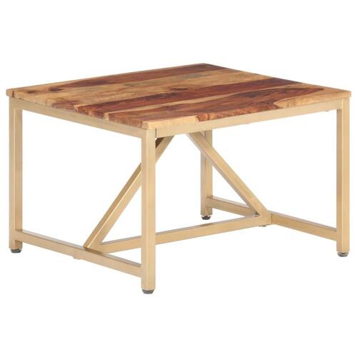 Sidebord 60x60x40 cm massivt sheeshamtræ
