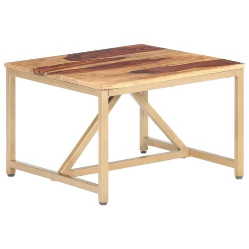 Sidebord 60x60x40 cm massivt sheeshamtræ