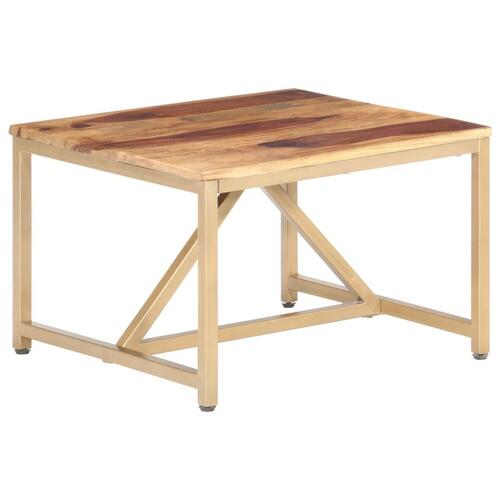 Sidebord 60x60x40 cm massivt sheeshamtræ