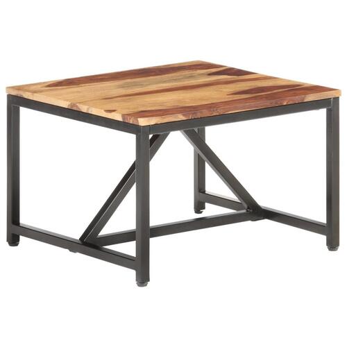 Sidebord 60x60x40 cm massivt sheeshamtræ