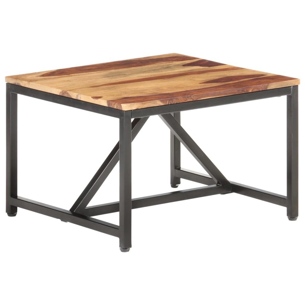 Sidebord 60x60x40 cm massivt sheeshamtræ