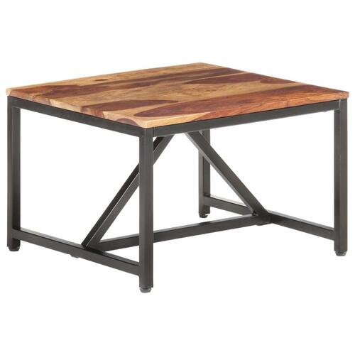Sidebord 60x60x40 cm massivt sheeshamtræ
