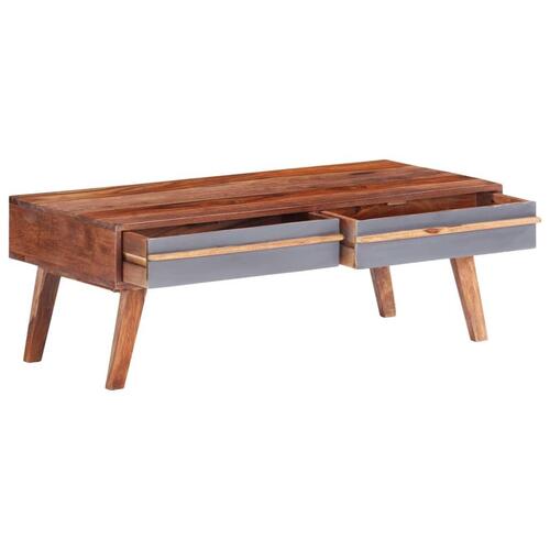 Sofabord 110x50x40 cm massivt sheeshamtræ