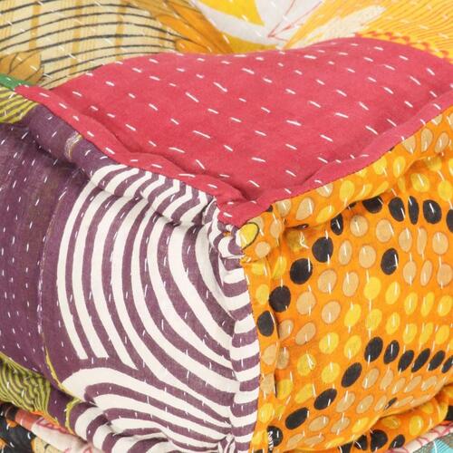 Modulpuf stof patchwork