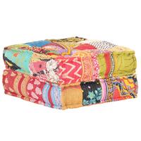 Puf med patchwork 60x70x36 cm stof