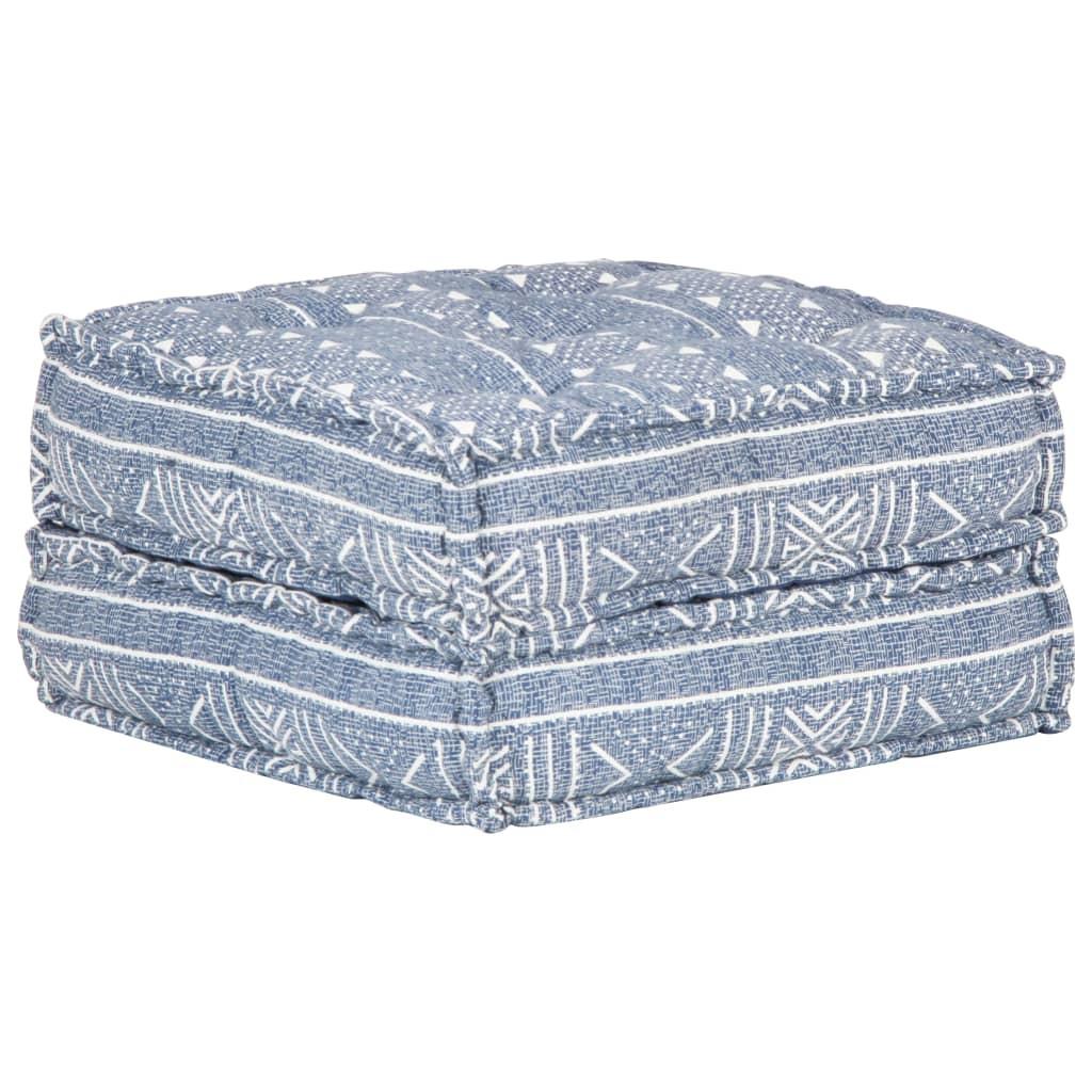 Puf 60x70x36 cm stof indigo