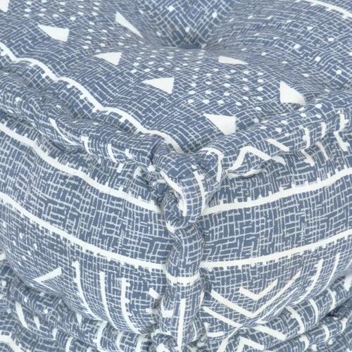 Puf 60x70x36 cm stof indigo