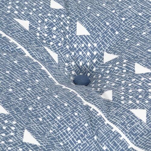 Puf 60x70x36 cm stof indigo