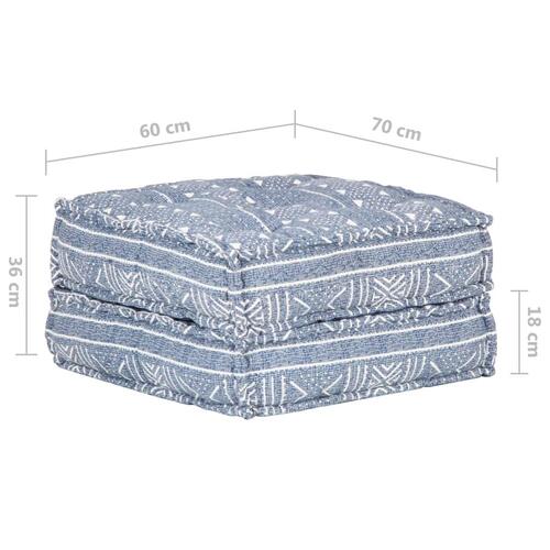 Puf 60x70x36 cm stof indigo