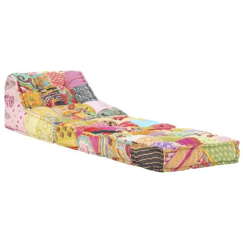 Modulpuf stof patchwork