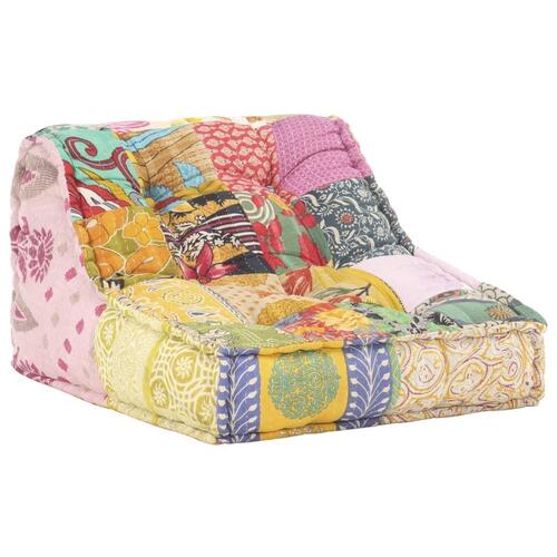 Modulpuf stof patchwork