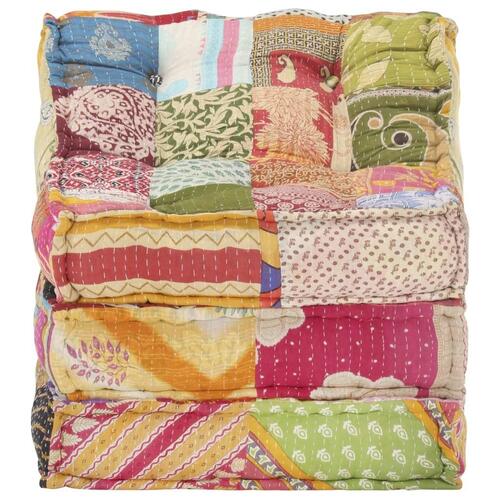 Modulpuf stof patchwork