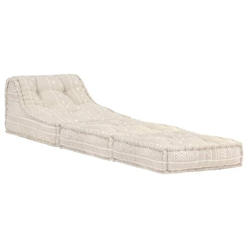 Puf modulær stof beige