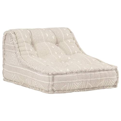 Puf modulær stof beige