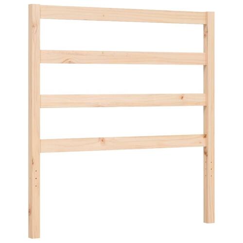 Sengeramme uden madras 90x190 cm massivt fyrretræ