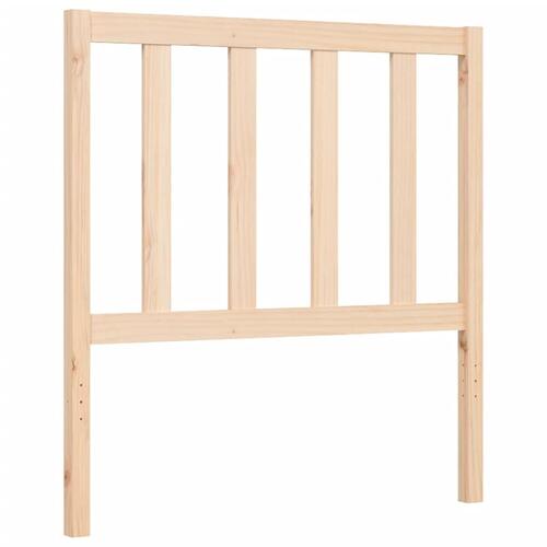 Sengeramme uden madras 90x200 cm massivt fyrretræ