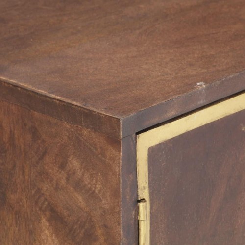 Skænk 120x29x60 cm massivt mangotræ