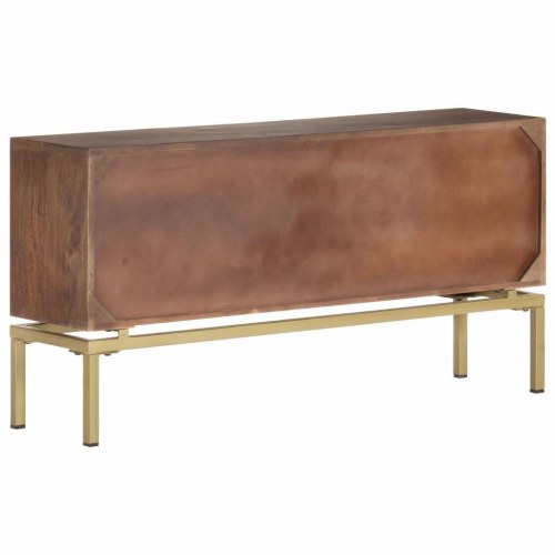 Skænk 120x29x60 cm massivt mangotræ