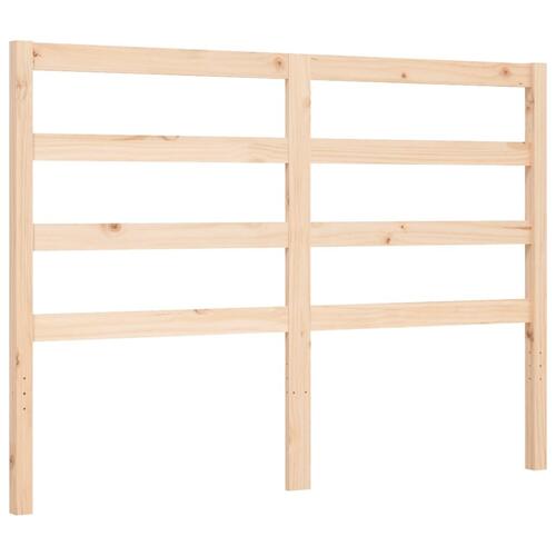 Sengeramme med sengegavl Small Double massivt træ