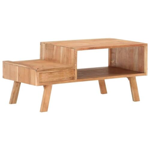 Sofabord 100x50x45 cm massivt akacietræ
