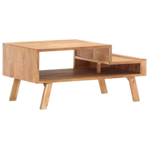 Sofabord 100x50x45 cm massivt akacietræ