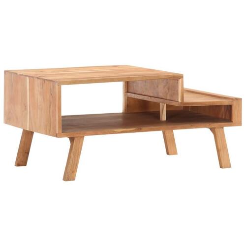 Sofabord 100x50x45 cm massivt akacietræ
