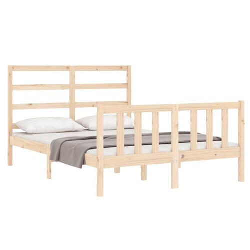 Sengeramme uden madras 120x200 cm massivt fyrretræ