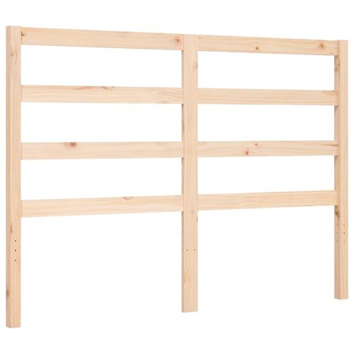 Sengeramme uden madras 140x200 cm massivt fyrretræ
